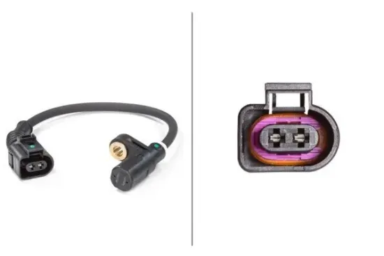 Sensor, Raddrehzahl 12 V Hinterachse HELLA 6PU 009 106-741 Bild Sensor, Raddrehzahl 12 V Hinterachse HELLA 6PU 009 106-741