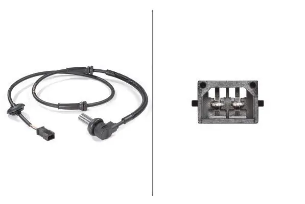 Sensor, Raddrehzahl 12 V Vorderachse HELLA 6PU 009 106-291