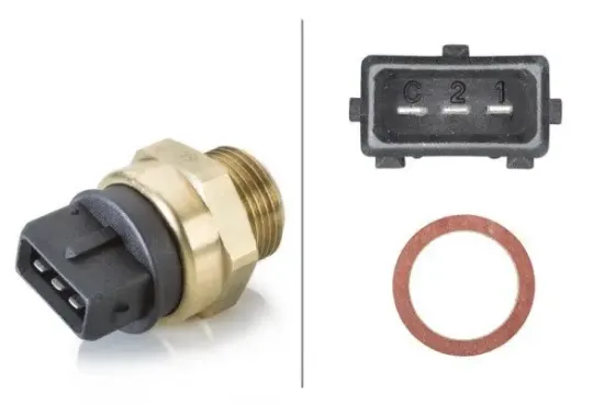 Temperaturschalter, Kühlerlüfter 12 V HELLA 6ZT 181 611-051 Bild Temperaturschalter, Kühlerlüfter 12 V HELLA 6ZT 181 611-051