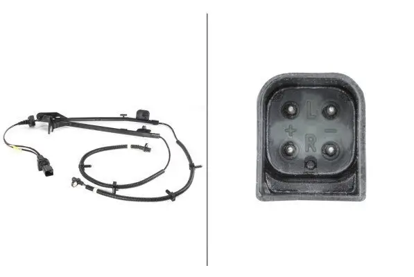 Sensor, Raddrehzahl 12 V Hinterachse HELLA 6PU 010 039-121