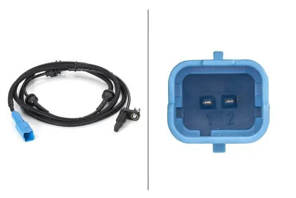 Sensor, Raddrehzahl 12 V HELLA 6PU 012 806-341