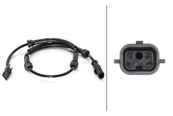 Sensor, Raddrehzahl 12 V Vorderachse HELLA 6PU 012 806-301