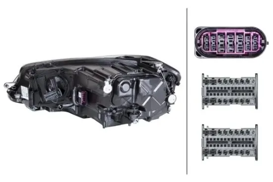 Hauptscheinwerfer rechts HELLA 1ZX 013 924-221 Bild Hauptscheinwerfer rechts HELLA 1ZX 013 924-221