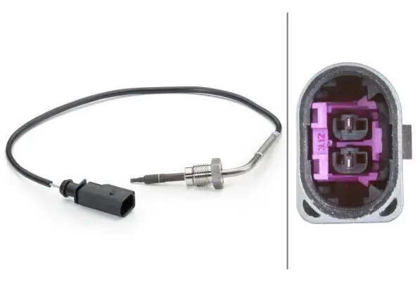 Sensor, Abgastemperatur vor Abgasturbolader HELLA 6PT 014 494-101