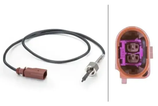 Sensor, Abgastemperatur HELLA 6PT 014 494-121 Bild Sensor, Abgastemperatur HELLA 6PT 014 494-121