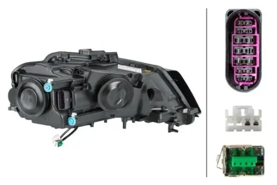 Hauptscheinwerfer 12 V links HELLA 1LL 009 648-411 Bild Hauptscheinwerfer 12 V links HELLA 1LL 009 648-411