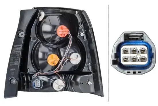 Heckleuchte 12 V links HELLA 2VA 354 666-111 Bild Heckleuchte 12 V links HELLA 2VA 354 666-111