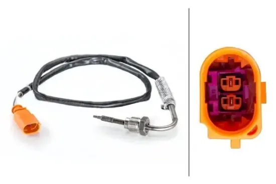 Sensor, Abgastemperatur vor Katalysator HELLA 6PT 014 494-311 Bild Sensor, Abgastemperatur vor Katalysator HELLA 6PT 014 494-311