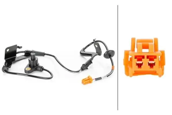 Sensor, Raddrehzahl Hinterachse HELLA 6PU 230 040-221