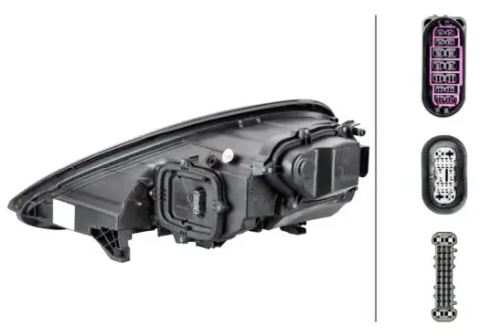 Hauptscheinwerfer 12 V rechts HELLA 1EX 011 099-161 Bild Hauptscheinwerfer 12 V rechts HELLA 1EX 011 099-161