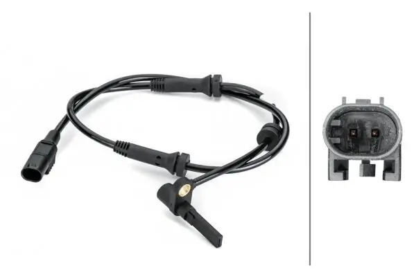 Sensor, Raddrehzahl Vorderachse rechts HELLA 6PU 012 806-531