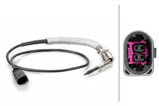 Sensor, Abgastemperatur HELLA 6PT 014 495-081 Bild Sensor, Abgastemperatur HELLA 6PT 014 495-081