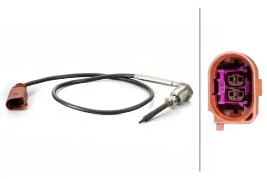 Sensor, Abgastemperatur vor Rußpartikelfilter HELLA 6PT 014 494-691 Bild Sensor, Abgastemperatur vor Rußpartikelfilter HELLA 6PT 014 494-691