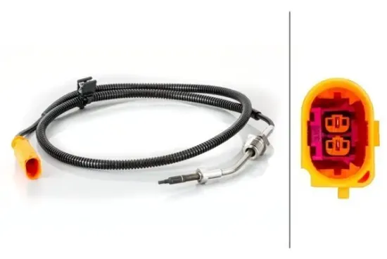 Sensor, Abgastemperatur nach Rußpartikelfilter rechts HELLA 6PT 014 494-661 Bild Sensor, Abgastemperatur nach Rußpartikelfilter rechts HELLA 6PT 014 494-661