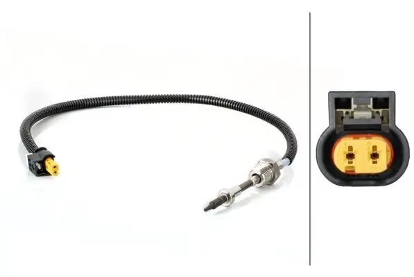 Sensor, Abgastemperatur vor Abgasturbolader HELLA 6PT 014 494-581