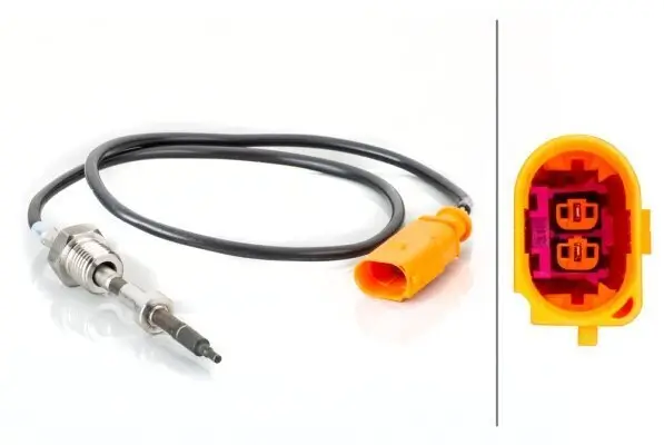 Sensor, Abgastemperatur links nach Rußpartikelfilter HELLA 6PT 014 494-561