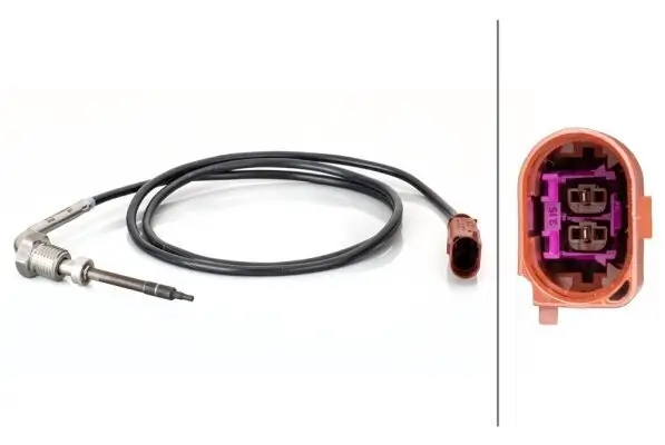 Sensor, Abgastemperatur vor Rußpartikelfilter HELLA 6PT 014 494-531