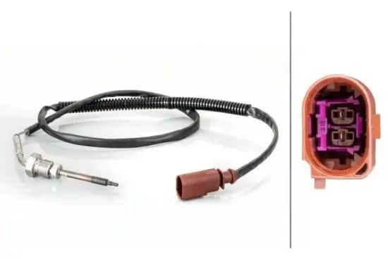 Sensor, Abgastemperatur vor Rußpartikelfilter HELLA 6PT 014 494-461 Bild Sensor, Abgastemperatur vor Rußpartikelfilter HELLA 6PT 014 494-461