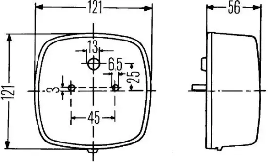 Heckleuchte 12 V 24 V links rechts HELLA 2SE 002 578-701 Bild Heckleuchte 12 V 24 V links rechts HELLA 2SE 002 578-701