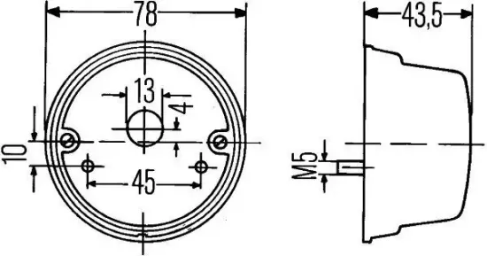 Blinkleuchte 12 V hinten rechts hinten links HELLA 2BE 001 259-061 Bild Blinkleuchte 12 V hinten rechts hinten links HELLA 2BE 001 259-061