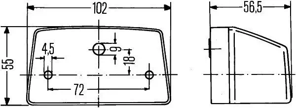 Kennzeichenleuchte HELLA 2KA 003 389-081 Bild Kennzeichenleuchte HELLA 2KA 003 389-081