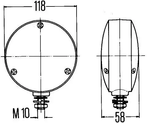 Blinkleuchte 12 V 24 V vorne links vorne rechts HELLA 2BA 003 022-021 Bild Blinkleuchte 12 V 24 V vorne links vorne rechts HELLA 2BA 003 022-021