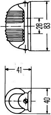 Blinkleuchte 12 V HELLA 2BA 001 227-201 Bild Blinkleuchte 12 V HELLA 2BA 001 227-201