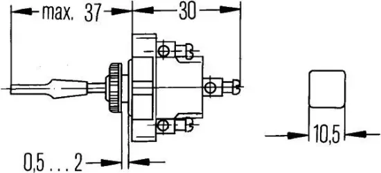 Blinkerschalter HELLA 6BG 001 545-001 Bild Blinkerschalter HELLA 6BG 001 545-001