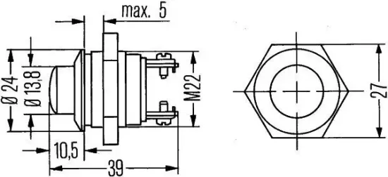 Zünd-/Startschalter HELLA 6JF 001 571-001 Bild Zünd-/Startschalter HELLA 6JF 001 571-001