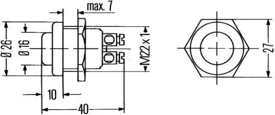Zünd-/Startschalter HELLA 6JF 001 571-101 Bild Zünd-/Startschalter HELLA 6JF 001 571-101