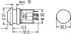 Warnblinkschalter 24 V HELLA 6HF 003 916-107 Bild Warnblinkschalter 24 V HELLA 6HF 003 916-107