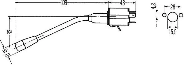 Blinkerschalter HELLA 6BA 001 539-001 Bild Blinkerschalter HELLA 6BA 001 539-001