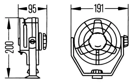 Ventilator 12 V HELLA 8EV 003 361-001 Bild Ventilator 12 V HELLA 8EV 003 361-001