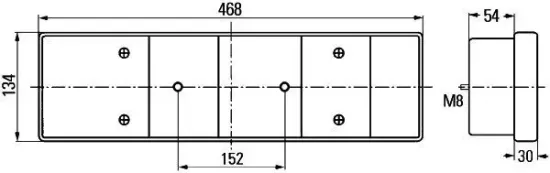 Heckleuchte 12 V rechts HELLA 2VP 008 204-121 Bild Heckleuchte 12 V rechts HELLA 2VP 008 204-121