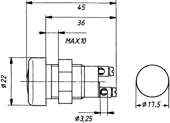 Kontrollleuchte 12 V 24 V HELLA 2AA 008 595-031 Bild Kontrollleuchte 12 V 24 V HELLA 2AA 008 595-031