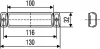 Positionsleuchte 24 V vorne HELLA 2PG 008 645-541 Bild Positionsleuchte 24 V vorne HELLA 2PG 008 645-541