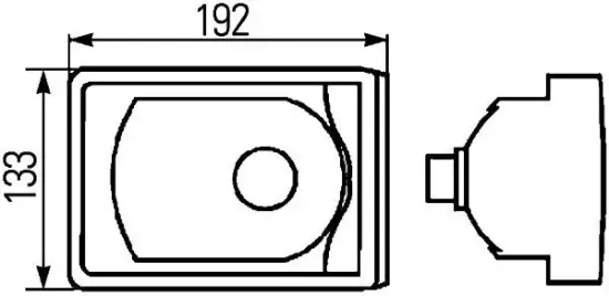 Heckleuchte 12 V 24 V links rechts HELLA 2SB 008 805-021 Bild Heckleuchte 12 V 24 V links rechts HELLA 2SB 008 805-021