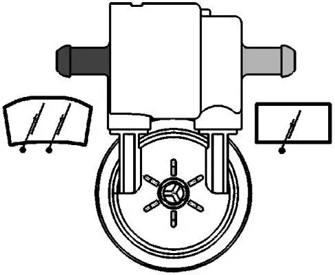 Waschwasserpumpe, Scheibenreinigung 12 V HELLA 8TW 005 206-031 Bild Waschwasserpumpe, Scheibenreinigung 12 V HELLA 8TW 005 206-031