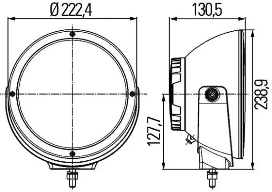 Fernscheinwerfer 12 V 24 V rechts links HELLA 1F8 011 002-201 Bild Fernscheinwerfer 12 V 24 V rechts links HELLA 1F8 011 002-201