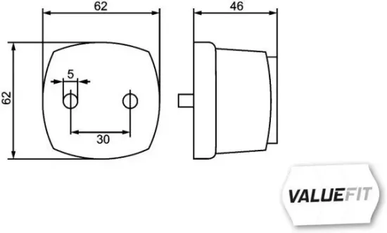 Schlussleuchte 12 V links rechts HELLA 2TM 357 012-011 Bild Schlussleuchte 12 V links rechts HELLA 2TM 357 012-011