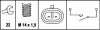 Schalter, Rückfahrleuchte 12 V HELLA 6ZF 008 621-011 Bild Schalter, Rückfahrleuchte 12 V HELLA 6ZF 008 621-011
