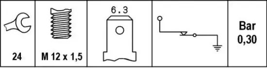 Öldruckschalter 12 V HELLA 6ZL 003 259-131 Bild Öldruckschalter 12 V HELLA 6ZL 003 259-131