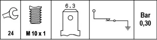 Öldruckschalter 12 V HELLA 6ZL 003 259-641 Bild Öldruckschalter 12 V HELLA 6ZL 003 259-641