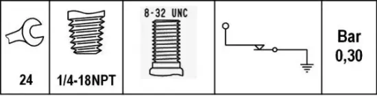 Öldruckschalter 12 V HELLA 6ZL 003 259-421 Bild Öldruckschalter 12 V HELLA 6ZL 003 259-421