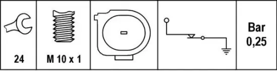 Öldruckschalter 12 V HELLA 6ZL 008 280-041 Bild Öldruckschalter 12 V HELLA 6ZL 008 280-041