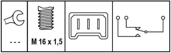 Bremslichtschalter 12 V HELLA 6DD 008 622-631 Bild Bremslichtschalter 12 V HELLA 6DD 008 622-631