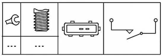 Schalter, Rückfahrleuchte 12 V HELLA 6ZF 181 612-011 Bild Schalter, Rückfahrleuchte 12 V HELLA 6ZF 181 612-011