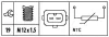Sensor, Öltemperatur 12 V HELLA 6PT 009 309-511 Bild Sensor, Öltemperatur 12 V HELLA 6PT 009 309-511