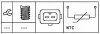 Sensor, Kühlmitteltemperatur 12 V HELLA 6PT 009 309-541 Bild Sensor, Kühlmitteltemperatur 12 V HELLA 6PT 009 309-541