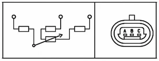 Sensor, Drosselklappenstellung 12 V HELLA 6PX 008 476-461 Bild Sensor, Drosselklappenstellung 12 V HELLA 6PX 008 476-461